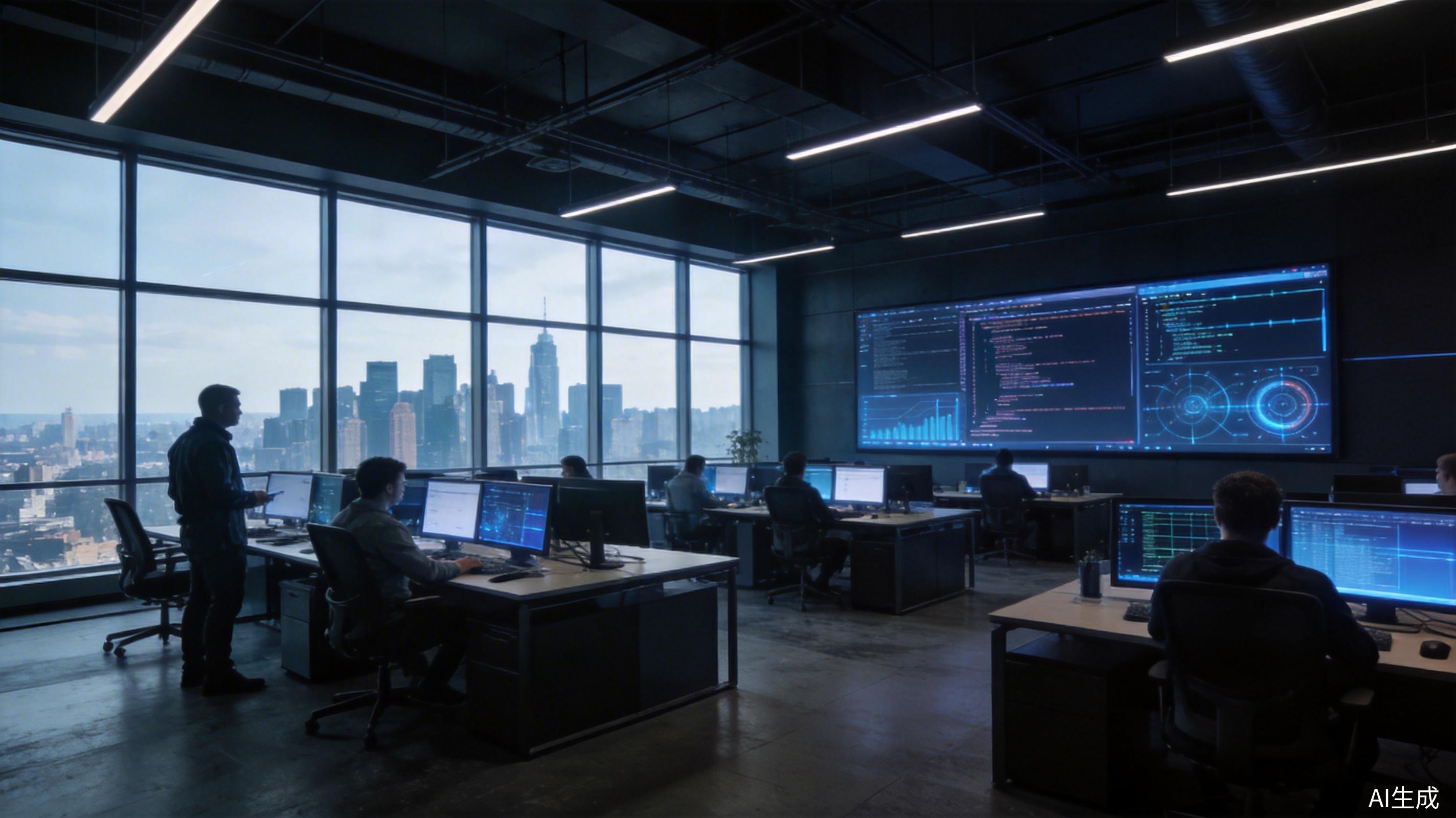 上海雁询科技 - 现代化科技办公环境